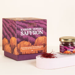 Saffron product packaging design